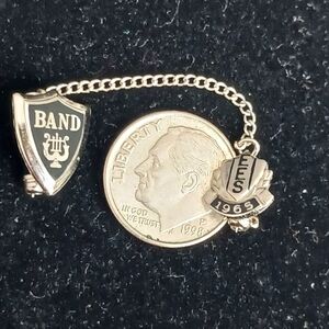 1965 Mini Music Sterling Band Pin